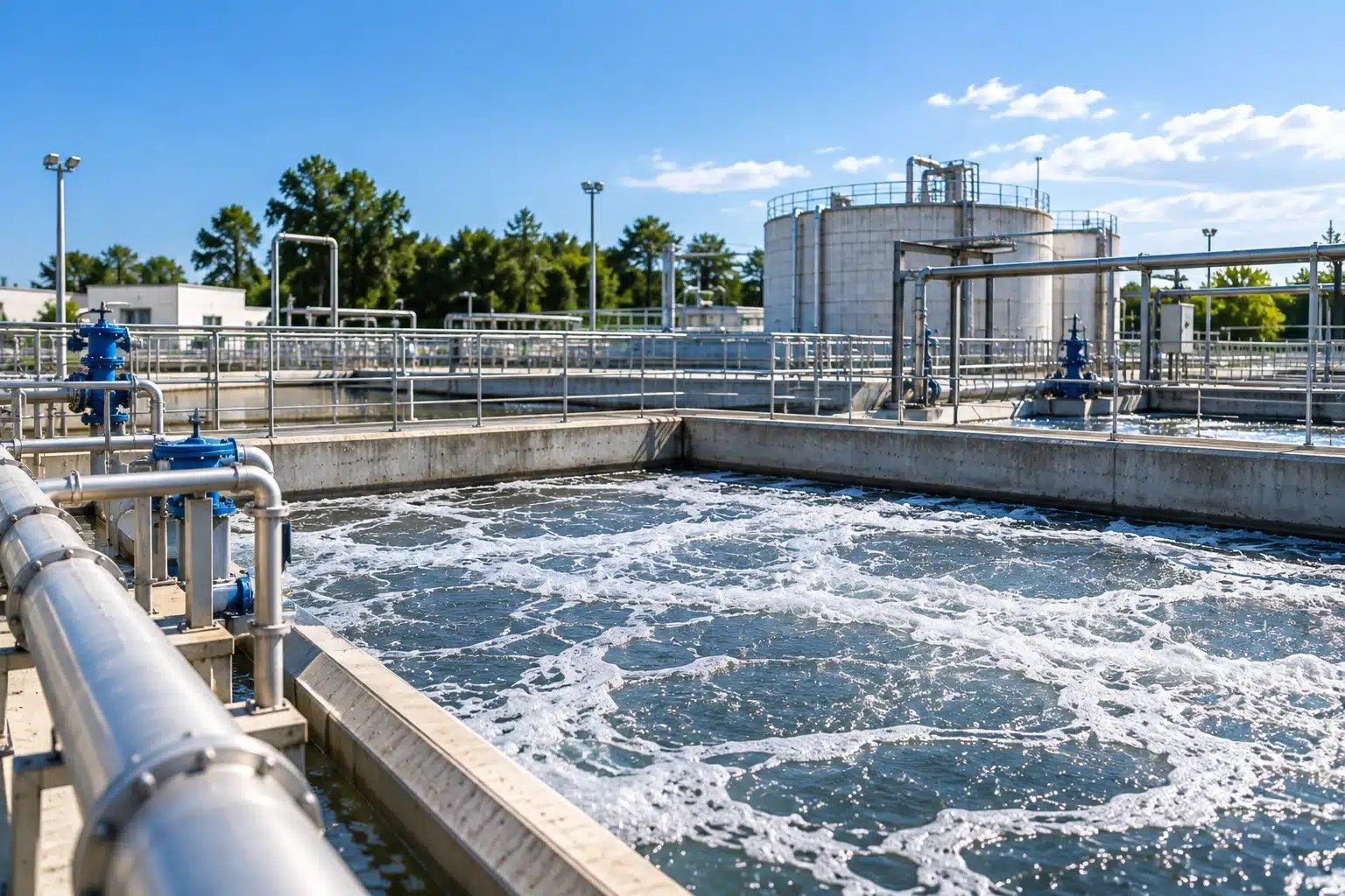 Sistema de tratamiento de aguas residuales sanitarias